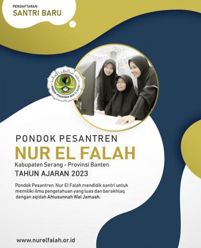 Pendaftaran Pondok Pesantren Nur EL Falah 2023